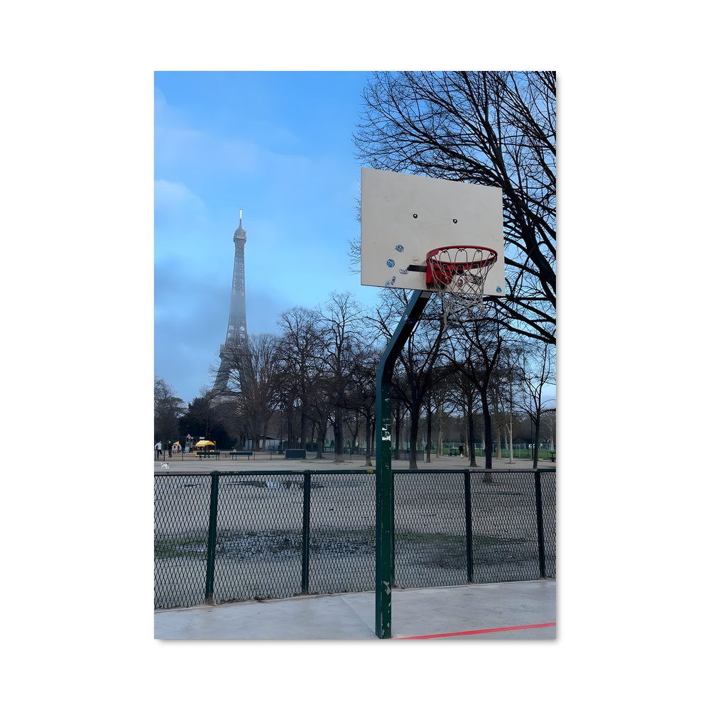 Poster Paris de basketball